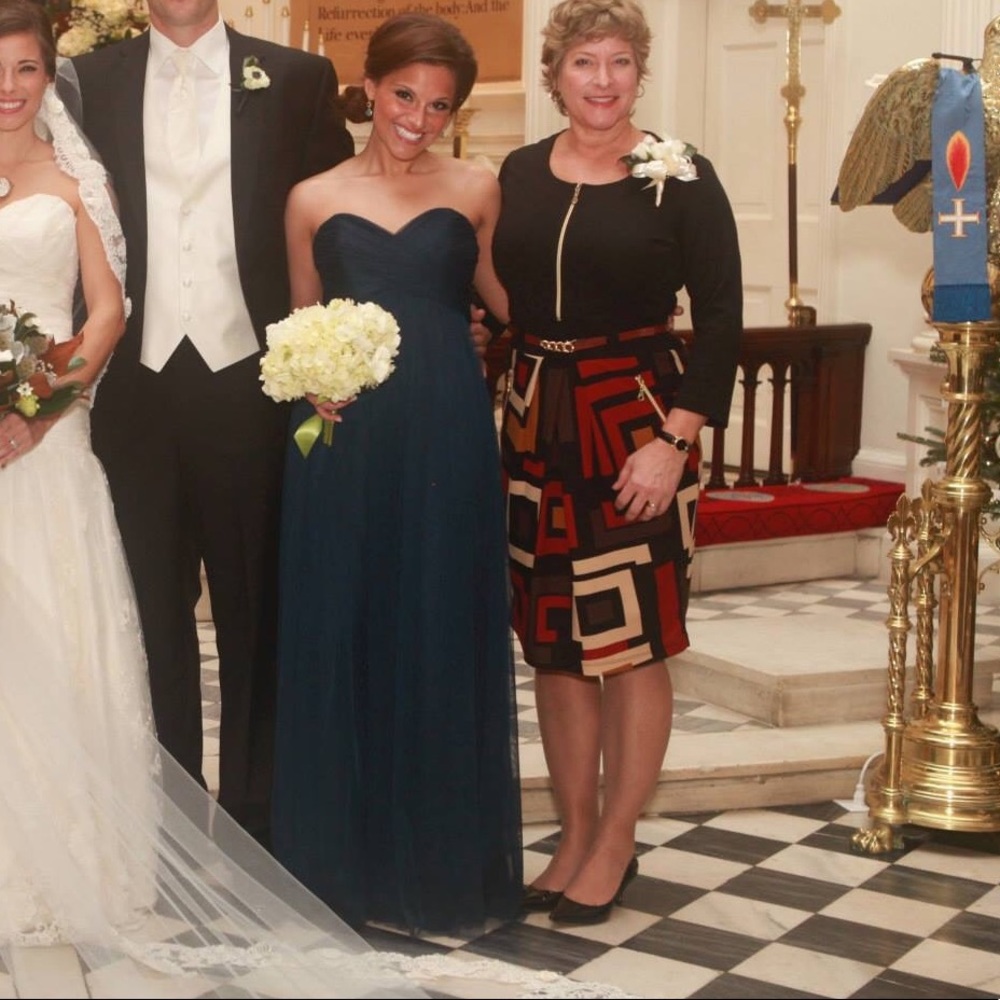 Amsale Strapless Gown